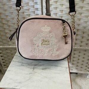 Juicy Couture Pink Crossbody Bag with Key Charm